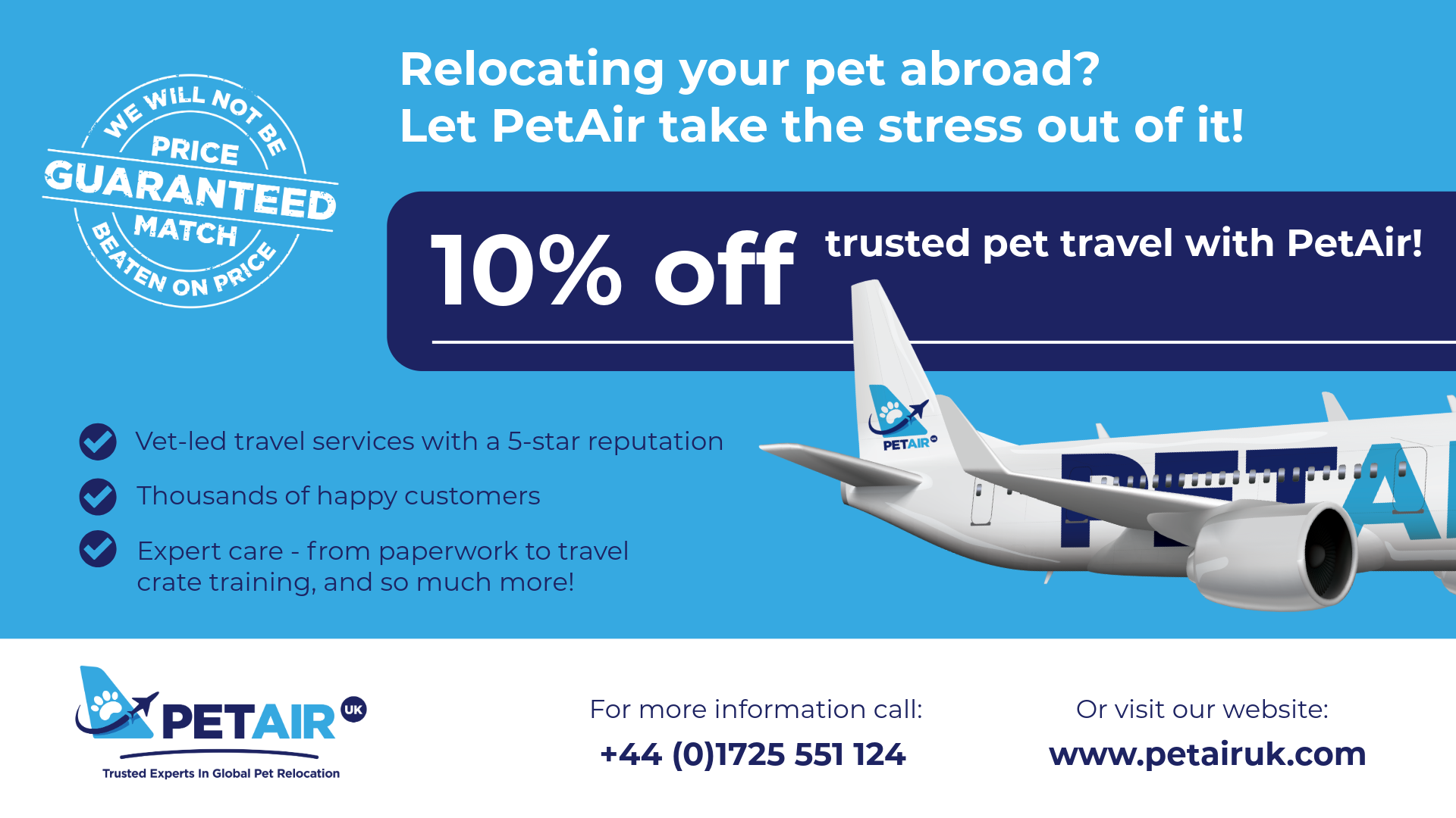 PetAir offer banner