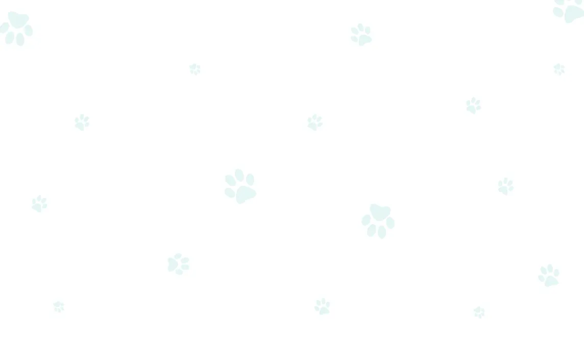 pawprints in white background