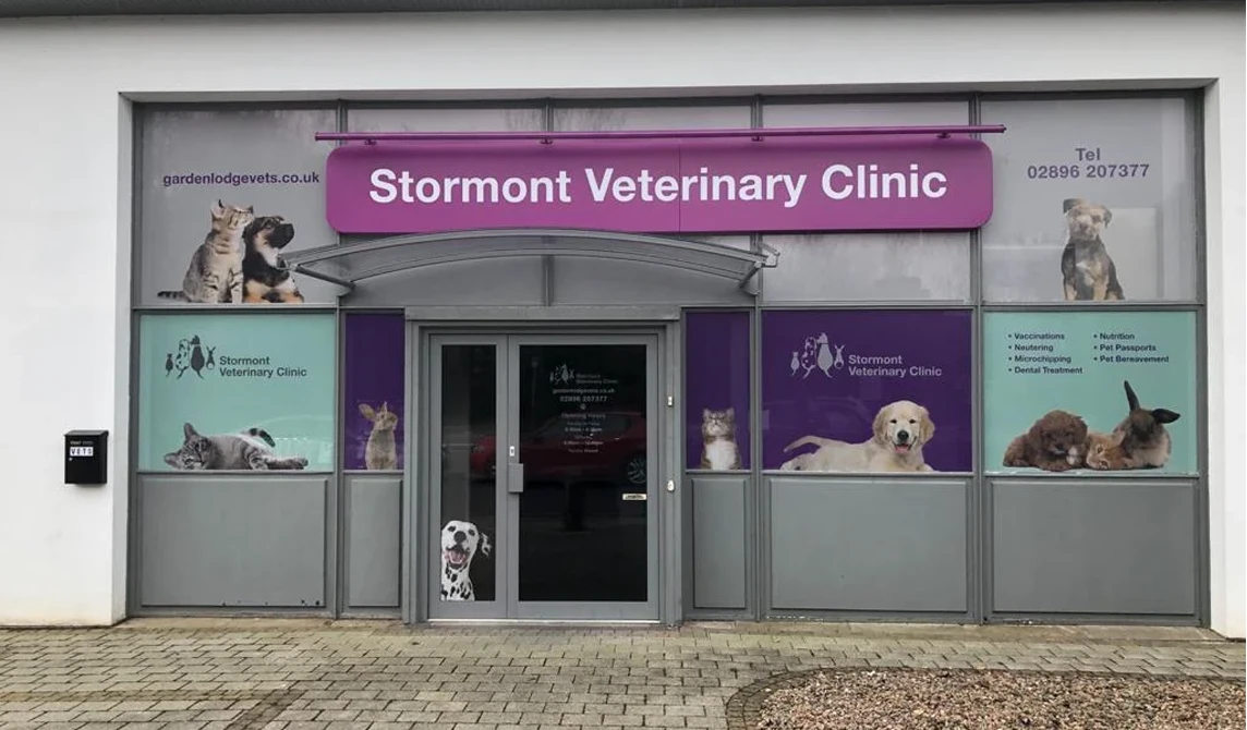 garden lodge vet stormont practice exterior
