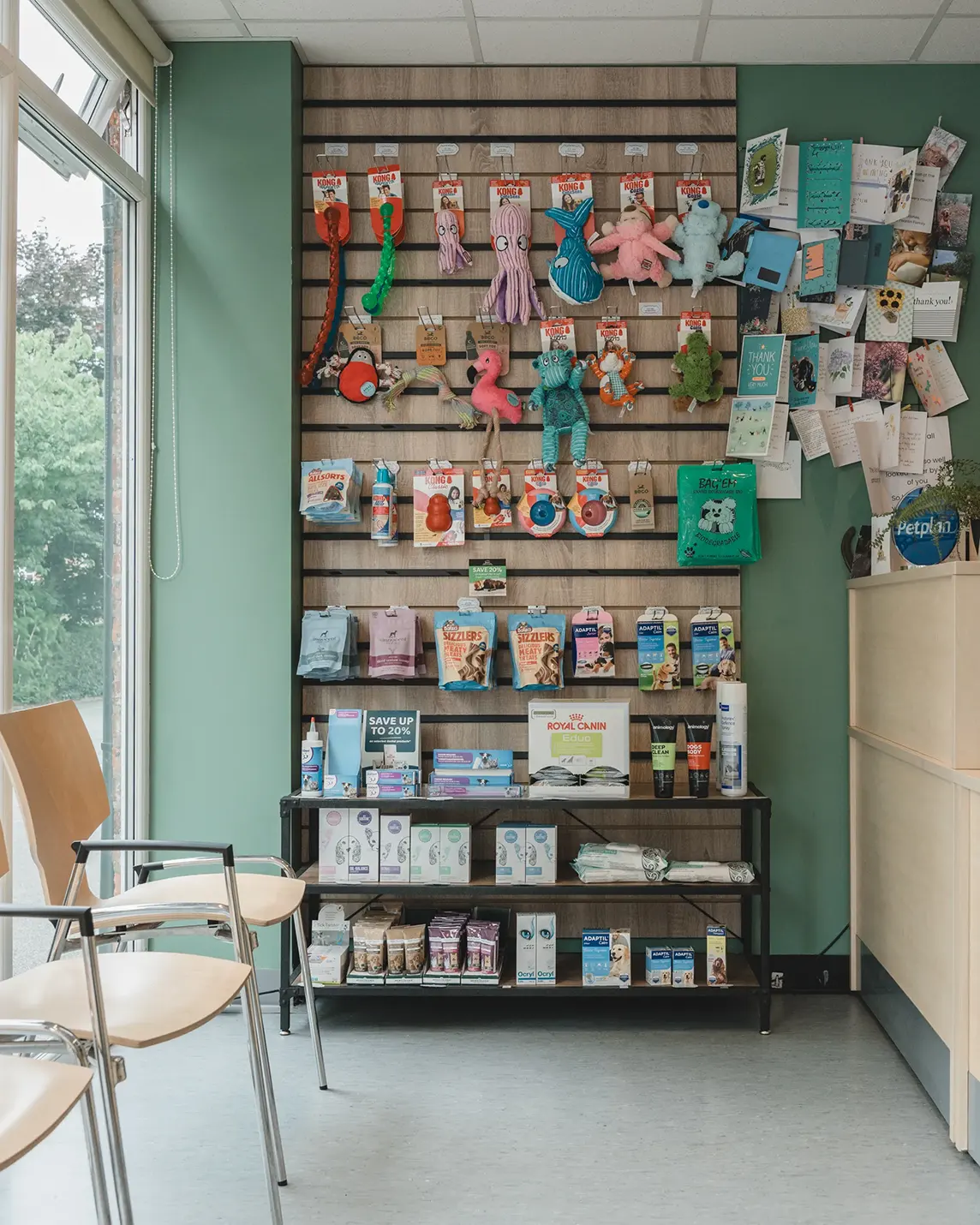 pet products available at the vets place