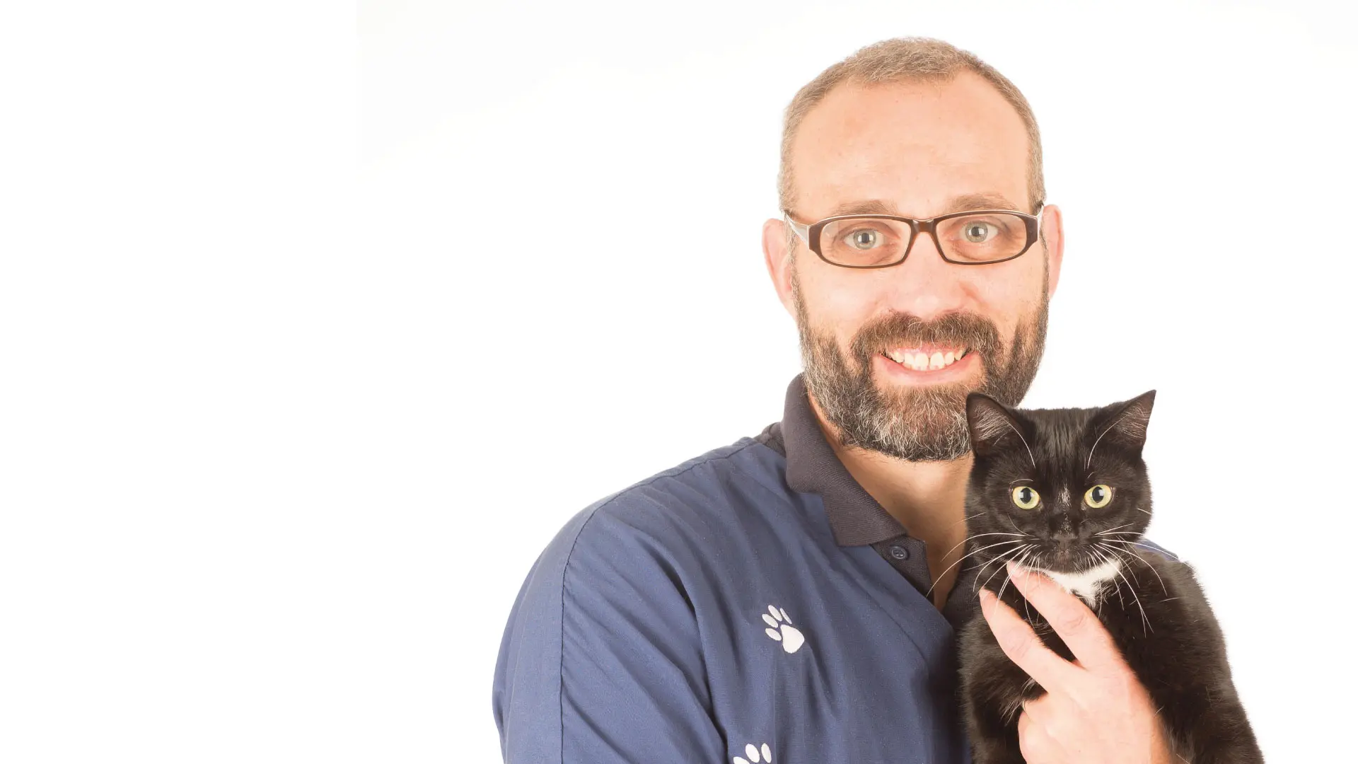 Doctor with cat