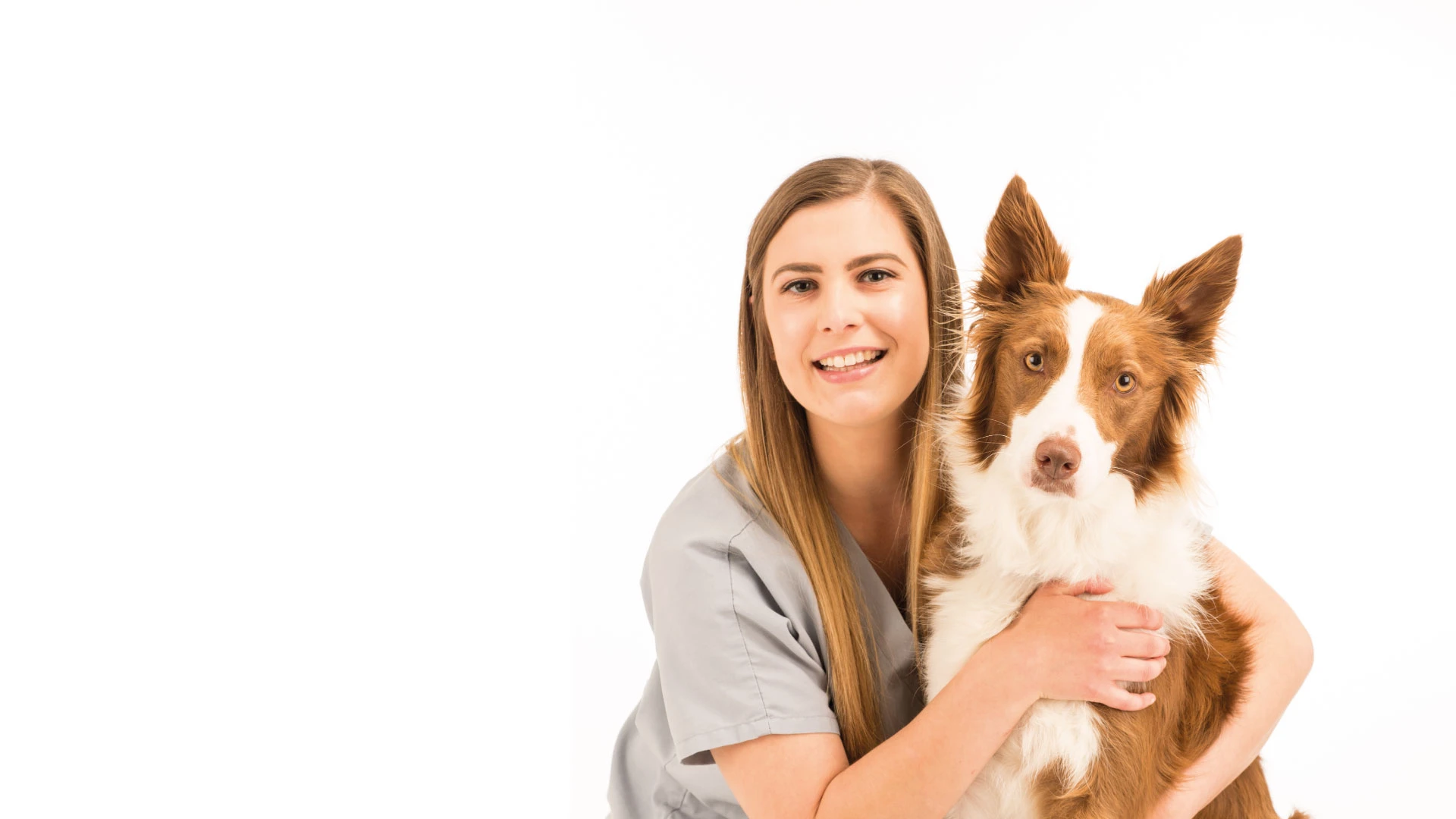 Staff with Dog